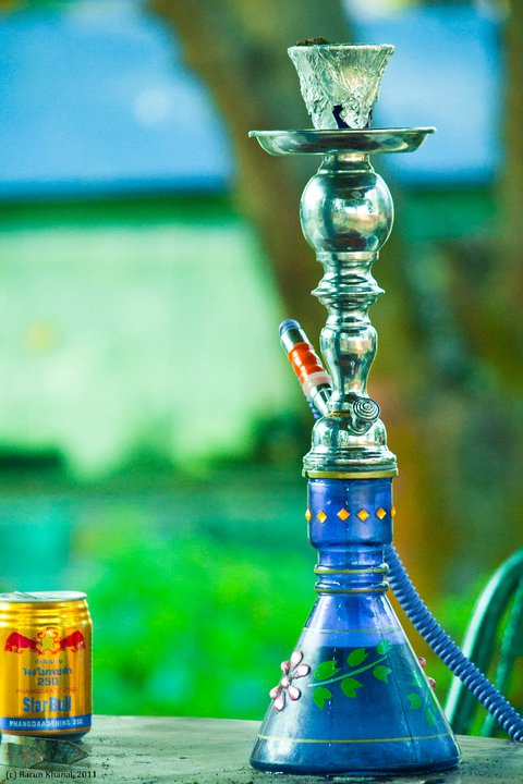 A hookah at a restaurant in Nepal, http://en.wikipedia.org/