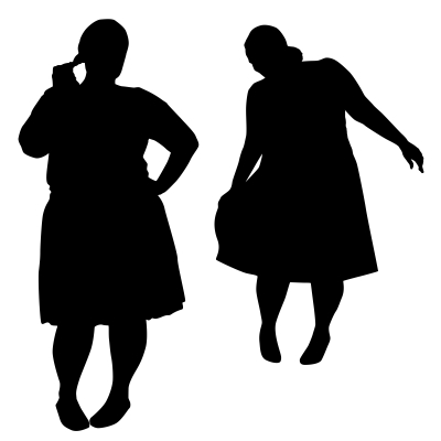 Silhouettes Of Fat Women, sattva / www.freedigitalphotos.net